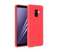 FORCELL SOFTSKIN COVER per Samsung Galaxy A8 2018, Rosso
