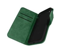 Forcell Custodia Galaxy A03s Tender Book Portafoglio effetto scamosciato Verde