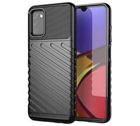 Forcell Thunder Custodia TPU Silicone Cover Case Protettiva Black per Samsung Galaxy A03s, Sm-a037