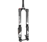 Forcella ad Aria DH MTB 26'' per Mountain Bike da Discesa, Forcella Ammortizzata rovesciata, Escursione 120 mm, Forcella conica, Ritorno Regolabile, Perno Passante, Boost 15x110 mm, Blocco Manuale