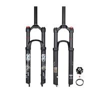 Forcella Ad Aria for Bici 26/27,5/29 Pollici MTB Forcella Ammortizzata 1-1/8" Dritto /Conique Freno A Disco Forcella Anteriore Corsa 120 Mm 9 X 100 Mm QR Manuale/Remoto Forcelle(Straight-manual,29)