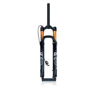 Forcella ad Aria MTB 26 27,5 29 Mountain Bike Regolazione del Ritorno Escursione 120 mm QR 9x100 mm Freno a Disco Anteriore XC/AM Ultraleggera, Blocco Manuale/remoto, Dritto/Conico (Gold Straight RL,