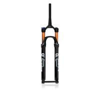 Forcella ad Aria MTB 27,5 29 Mountain Bike Boost 110 * 15 mm Perno Passante Escursione 140 mm Regolazione del Ritorno Freno a Disco Forcella Anteriore per XC AM FR Enduro, Blocco Manuale (conica Oro,