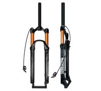 Forcella Ammortizzata Ad Aria 26/27.5/29in Mountain Bikes QR 9mm Telecomand | Corsa 120mm Forcella A Corona Singola 1-1/8" Tubo Dritto Freno A Disco Lega Di Alluminio Magnesio