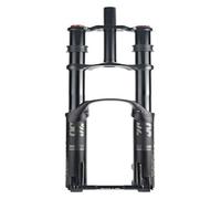 Forcella Ammortizzata For Mountain Bike DH Downhill 26 27,5 29 Pollici, Escursione 160 Mm, Forcella Ad Aria MTB, Regolazione Del Ritorno, Forcella Anteriore For Bicicletta(Black,27.5'')