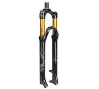 Forcella Ammortizzata Forcella a Gas per Bici in Lega Leggera da 1-1/8' con Controllo della Spalla da 100 mm (Grigio 26 Pollici)