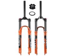 Forcella Ammortizzata MTB 27,5 29 Pollici 28,6 mm Tubo Dritto Forcella Anteriore a Molla per Mountain Bike QR 9 mm Escursione ASSE 100 mm bloccaggio Manuale Bicicletta XC AM