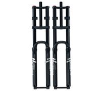 Forcella ammortizzata MTB Aria 26/27,5/29" | Asse passante 15x100/110mm | 180mm Corsa Forcella doppia corona | Tubo sterzo dritto 1-1/8", per Downhill