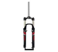 Forcella Ammortizzata per Bici da 26'', Freno a Disco V, Molla da Montagna, Meccanica, sterzo Dritto da 28,6 mm, Escursione Anteriore 110 mm, QR 9x100 mm (26'' Rosso)