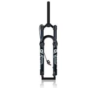 Forcella Ammortizzata per Mountain Bike 26/27,5/29, Escursione 120 mm, Forcella Anteriore ad Aria Dritta/conica, Regolazione del Ritorno Ultraleggera, Blocco remoto, Freno a Disco XC/AM, Attacco QR 9