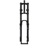 Forcella Ammortizzata per Mountain Bike 26 27,5 29 Pollici Escursione 180 mm Freno a Disco Forcella ad Aria Forcella Anteriore Dritta da 1-1/8" Blocco Manuale Doppia Corona Forcell