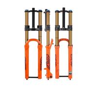 Forcella ammortizzata per mountain bike 27,5 29 pollici 1-1/8" dritta/conica Escursione ad aria 180 mm Doppia corona XC/AM/DH 15*110 mm Perno passante Boost Freno a disco Smorzamento anteriore Rimbal