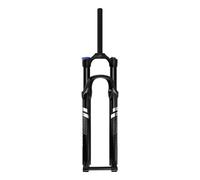 Forcella ammortizzata per mountain bike, 27,5/29 pollici, escursione 120 mm, attacco dritto/conico da 1-1/8", aria, perno passante da 15 x 110 mm, smorzamento del rimbalzo, freno a disco manuale/remo