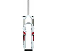 Forcella Ammortizzata per Mountain Bike da 26 Pollici, sterzo Dritto da 1-1/8", Freno a Disco Anteriore Senza Filettatura, Escursione della Molla da 26", Attacco QR da 110 mm, Blocco Manuale da 9 mm,