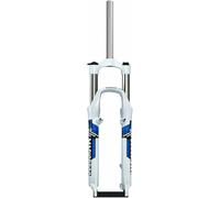 Forcella Ammortizzata per Mountain Bike da 26 Pollici, sterzo Dritto da 1-1/8", Freno a Disco Anteriore Senza Filettatura, Escursione della Molla da 26", Attacco QR da 110 mm, Blocco Manuale da 9 mm,
