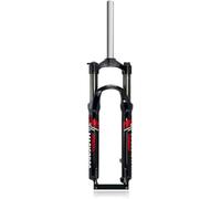 Forcella Ammortizzata per Mountain Bike da 26 Pollici, sterzo Dritto da 1-1/8", Freno a Disco Anteriore Senza Filettatura, Escursione della Molla da 26", Attacco QR da 110 mm, Blocco Manuale da 9 mm,