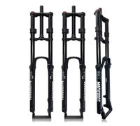 Forcella Ammortizzata per Mountain Bike DH da 26, 27,5 e 29 Pollici, Forcella ad Aria Dritta da 1-1/8", Escursione 180 mm, Forcella Downhill a Doppia Corona da 9 x 100 mm, Freno a Disco QR, Forcella