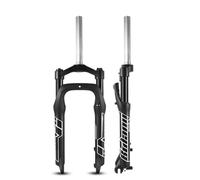 Forcella ammortizzata per mountain bike Fat Tire 20/26 X 4.0 pollici 100/110 mm di escursione per bici elettrica da neve e spiaggia Forcella anteriore a molla Forcella freno a disco dritta da 1-1/8"