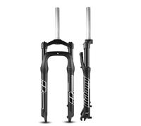 Forcella ammortizzata per mountain bike Fat Tire 20/26 X 4.0 pollici 100/110 mm di escursione per bici elettrica da neve e spiaggia Forcella anteriore a molla Forcella freno a disco dritta da 1-1/8"