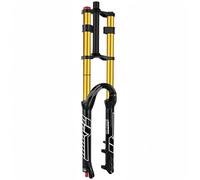Forcella Ammortizzata Per MTB 27,5/29" Forcella Ad Aria Escursione 150 Mm Rimbalzo Regolabile Perno Passante 9 X 100 Mm Forcella da Discesa Forcella a Doppia Spalla da 1-1/2" Gold,27.5"