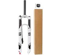 Forcella Anteriore ad Aria per Mountain Bike L&WB, 26, 27,5, 29 Pollici, Lega di magnesio, 1-1/8" Dritta, Escursione della Molla 140 mm, Controllo Via Cavo, 26 Pollici