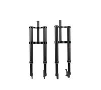 Forcella Anteriore for Bicicletta Adatta for ammortizzatori a Molla for Auto elettriche invertite a Doppia Spalla da 20 Pollici, 135 * 9, sgancio rapido, Sospensione for Pneumatici Larghi 4.0