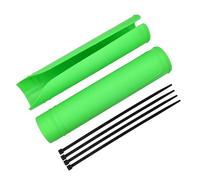 Forcella Anteriore In Gomm SOFFIETTI FORCELLA IN G Protezione universale per forcella e ammortizzatore per moto, adatta per Yamaha, adatta per Kawasaki, ATV e Dirt Bike.(Green)