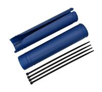 Forcella Anteriore In Gomm SOFFIETTI FORCELLA IN G Protezione universale per forcella e ammortizzatore per moto, adatta per Yamaha, adatta per Kawasaki, ATV e Dirt Bike.(Dark blue)