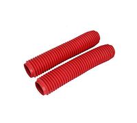 Forcella Anteriore In Gomm SOFFIETTI FORCELLA IN G Soffietti forcella anteriori in gomma universali per moto adatti per HONDA YAMAHA KTM KAWASAKI SUZUKI EXC SX XC XCF SXF CR CRF YZ DRZ(Red)