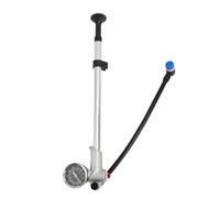 Forcella Anteriore in Lega di Alluminio Resistente e Pompa dell'Aria di Sospensione Posteriore per Bici, Facile da Conservare e Trasportare - Adatto alla Manutenzione Professionale (Silver)