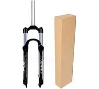 Forcella Anteriore MTB da 1-1/8" con Sospensione A Molla, Ammortizzatore, Forcella Meccanica per Bicicletta, ASSE da 9 Mm, Attacco QR, Freno A Disco, Black, 27.5inch