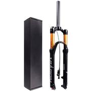 Forcella anteriore per bicicletta 26 pollici 27,5 pollici, lega di alluminio 1~1/8" ultraleggero 29er ammortizzatore per bicicletta MTB con corsa a molla regolabile in rimbalzo 120 mm (Remote Lockout