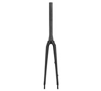 Forcella anteriore rigida per bici da strada in fibra di carbonio completa, tipo a sgancio rapido, modello UD, tubo conico superiore per freno a disco (Fuori opaco)