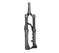 Forcella Anteriore Ultraleggera per Mountain Bike, Tubo Conico da 1-1/2", Forcella ad Aria per Bicicletta MTB, ASSE da 15 mm × 100 mm, Blocco della Corona, Regolazione del Ritorno,