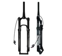 Forcella Aria Ammortizzatore Per Mountain Bike 26/27.5/29" Telecomand QR9MM | Downhill Forcella Anteriore Per Bicicletta Conica A Corona Singola Corsa 120mm Freno A Disco