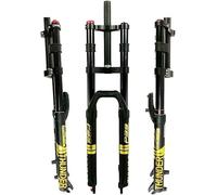 Forcella Discesa, Forcella Anteriore DH Doppia Spalla Ammortizzatore Ad Aria Per Bicicletta Con Smorzamento Freno Disco Corsa 160 Mm Forcelle 9 Mm QR 26/27.5/29'' A,29inch