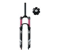 Forcella per Mountain Bike, 26 27 5 29 Mountain Bike Forcella con Sospensione pneumatica Escursione 130 mm Regolazione del Ritorno 1 1 8 Dritto Conico