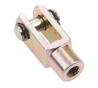 Forcella pneumatica a Y con filettatura femmina in metallo per cilindro pneumatico ideale per apparecchiature automatiche - Cilindro da 16 mm (M6 x 1)