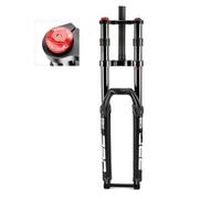Forcella Pneumatica DH MTB da 27,5/29 Pollici, Lega di Magnesio 150mm 1-1/8 "Tubo Dritto Mountain Ciclismo Bicicletta Ammortizzatore Forcella Freno A Disco (Material : 29 inch)