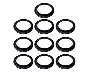 forcella Race con design in alluminio, 30mm Black | Design in alluminio diviso, supporto della sede del cuscinetto, supporto inferiore, sterzo stabile e maneggevolezza