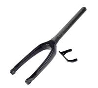 Forcella rigida MTB in fibra di carbonio 26, 27,5, 29 pollici, tubo conico freno a disco senza filettatura 1~1/8 pollici, forcella per bicicletta pieghevole QR 9 x 100 mm, ultraleggera, anteriore 3