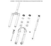 Forcella Rockshox Kit Sealhead Sid 35mm C1 2021 Dba 35mm Noir