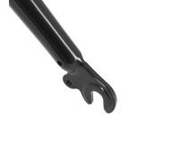 Forcella strada 700c in acciaio nero con sterzo liscio da 1" - 22.2 interno.
