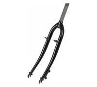 Forcella Trekking 28' in Acciaio Nero per Freno V e Disco con Attacco Low Rider