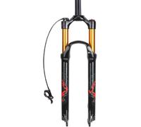 Forcelle Ammortizzate per Biciclette da Montagna Escursione 120 Mm, Forcella Anteriore A Molla Ammortizzatore 26/27,5/29 Pollici Blocco Manuale Blocco Remoto, Straight Remote Lock, 27.5inch