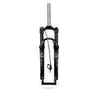 Forcelle Ammortizzate per Mountain Bike da 26/27,5/29 Pollici, Forcella Anteriore, ammortizzatori a Molla oleodinamica con Regolazione del Ritorno, Escursione 80 mm, sterzo Dritto da 28,6 mm, Comando