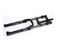 Forcelle Bici 26 Pollici 4.0 Fat Bike Forcella Anteriore Dritta Discesa Mountain Bike Forcella Mtb 1-1/8 Freno A Disco Forcella Pneumatica Corsa 170 Mm Forcella Anteriore Bici Elettrica BMX 2850g