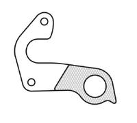 FORCELLINO CAMBIO ALLUMINIO UNION GH-148 PER BICICLETTE COMPONENTI TRASMISSIONE