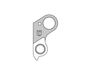 FORCELLINO CAMBIO GH-331 UNION ALLUMINIO PER BICICLETTA RICAMBI TRASMISSIONE
