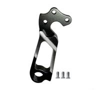 Forcellino deragliatore posteriore in lega di alluminio per bici da strada e mountain bike Merida Reacto & Scultura - lavorato a CNC, nero, 33 x 15 mm, con 3 viti di fissaggio